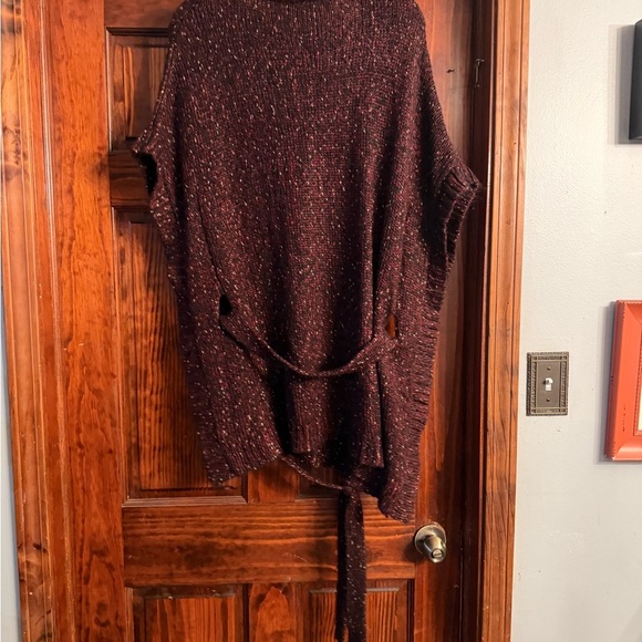 Lane Bryant Burgundy Knit Sweater - Picture 3 of 3